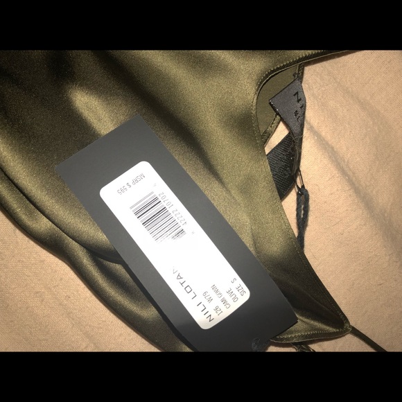 Nili Lotan green silk dress, TAGS ON - Picture 6 of 6